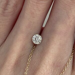 Estate 0.50ct natural earth-mined diamond vintage old round cut 1/2 carat 5mm